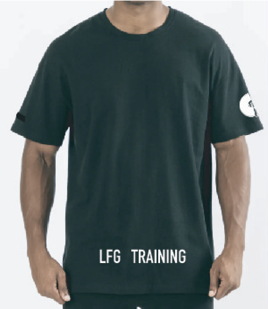 BLACK LFG TRAINING BOTTOM LOGO TEE Main Image